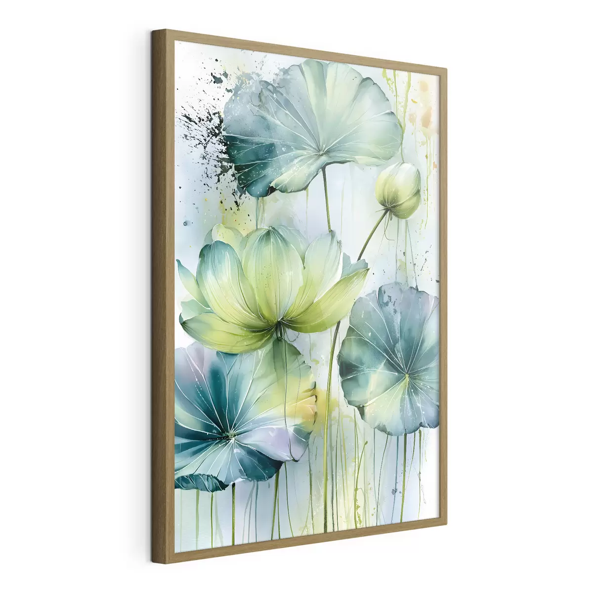 Poster des lys à l'aquarelle f49563