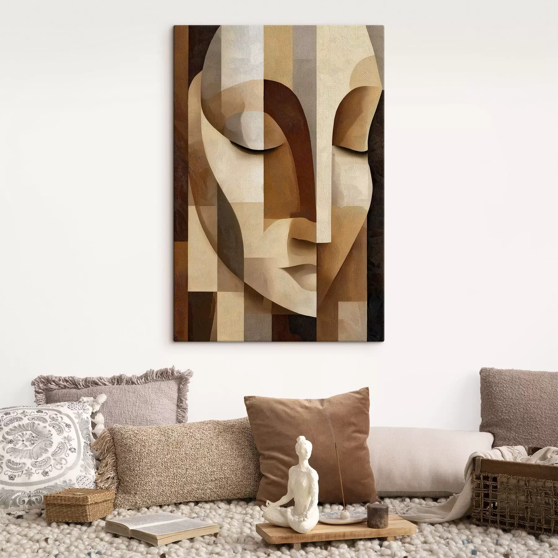 Tableau Un portrait géométrique s49611