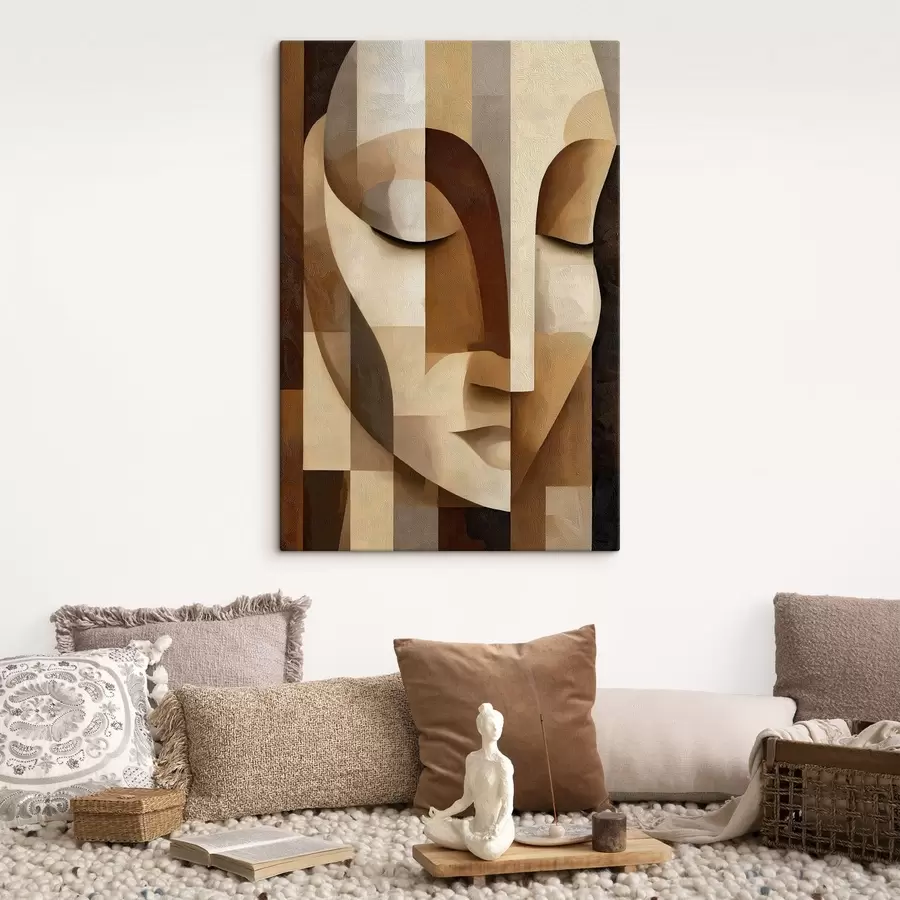 Tableau Un portrait géométrique s49611