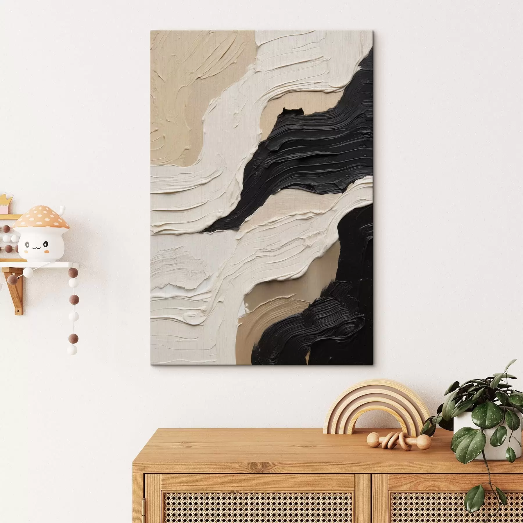 Tableau Une peinture abstraite s49614