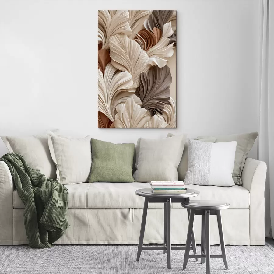 Tableau Feuilles abstraites s49620
