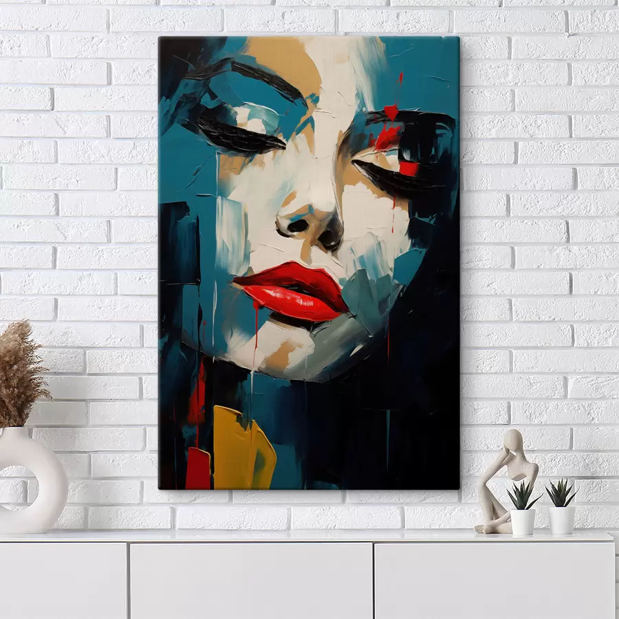 Tableau Portrait abstrait s49627