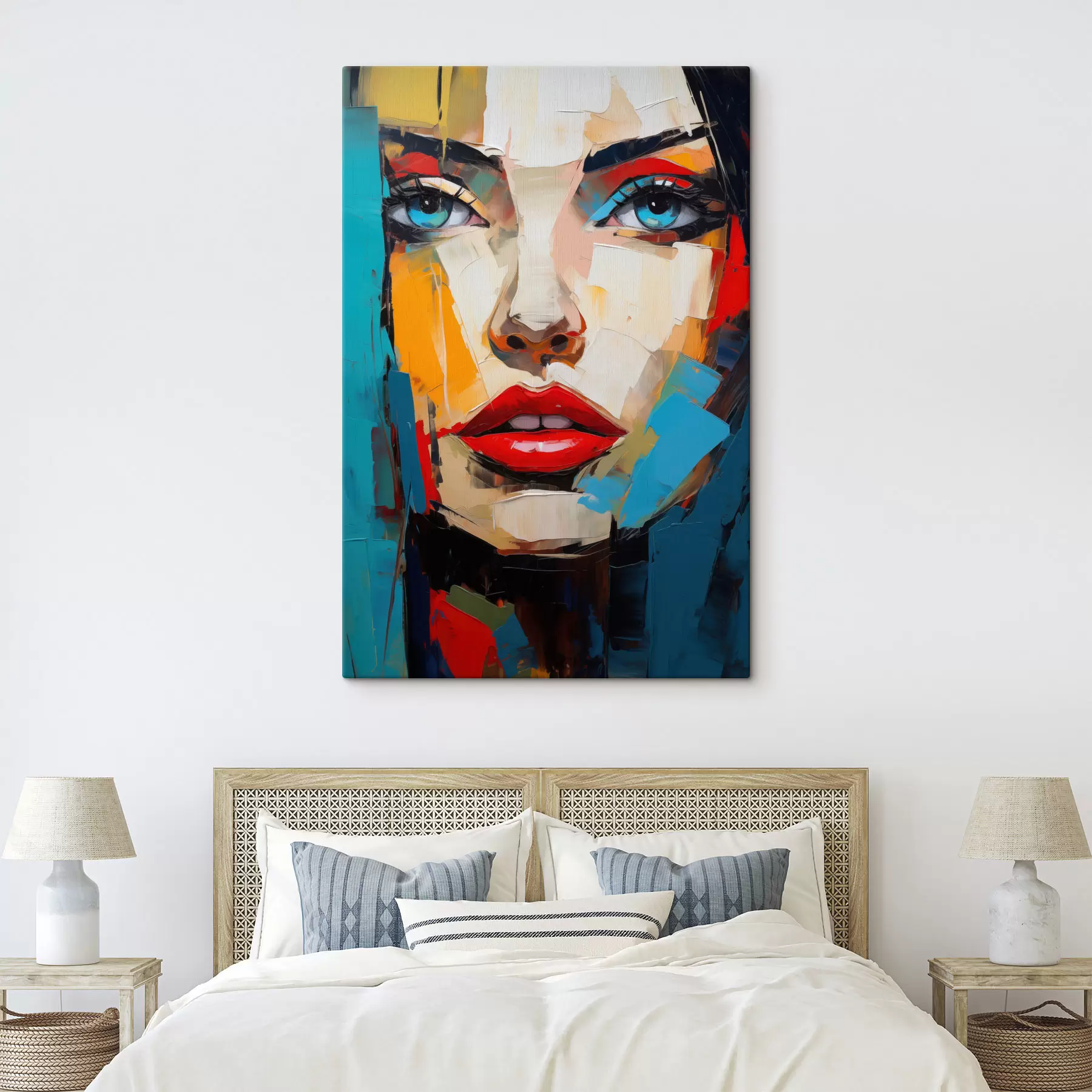 Tableau Portrait abstrait s49628