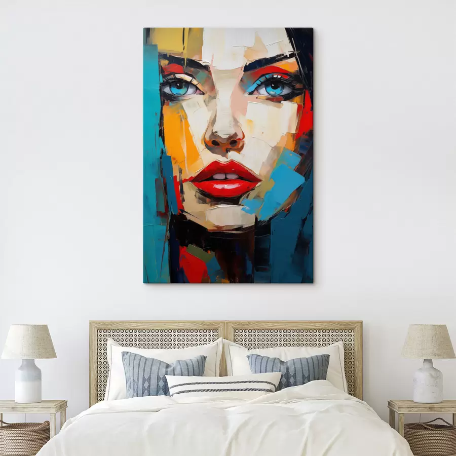 Tableau Portrait abstrait s49628