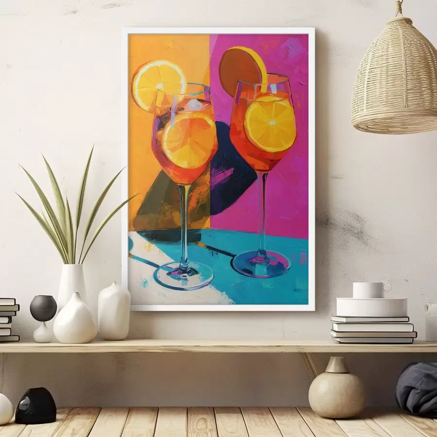 Papier peint Un cocktail aux agrumes f49607