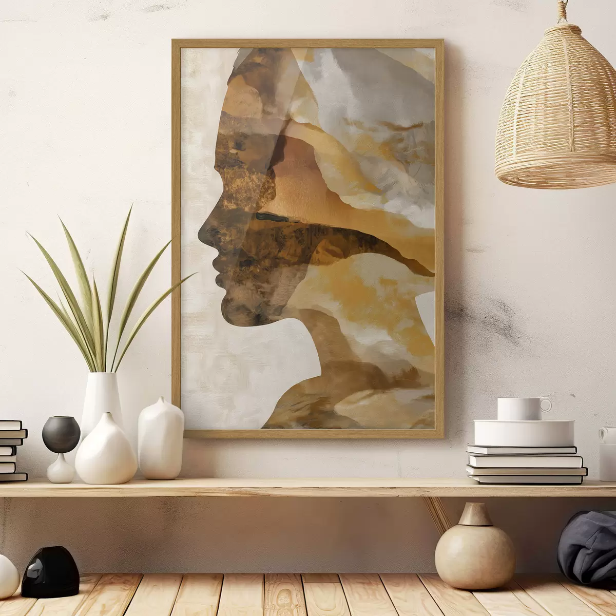 Poster Une silhouette féminine f49608