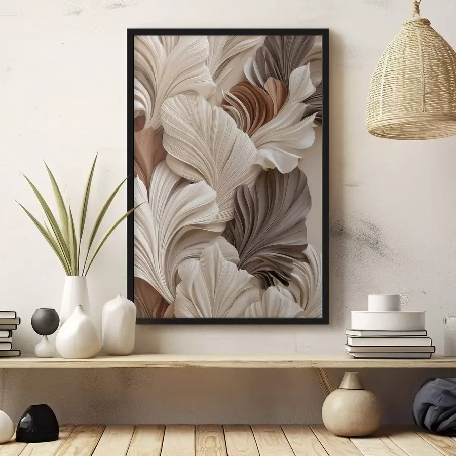 Papier peint Feuilles abstraites f49620