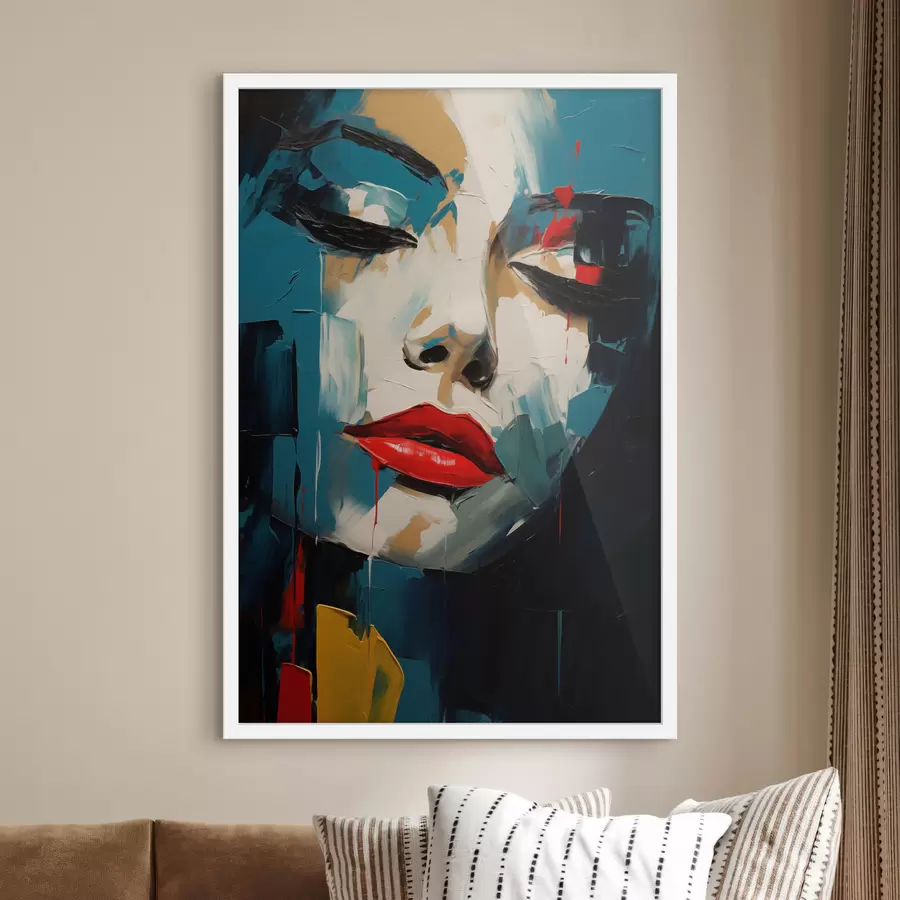 Papier peint Portrait abstrait f49627