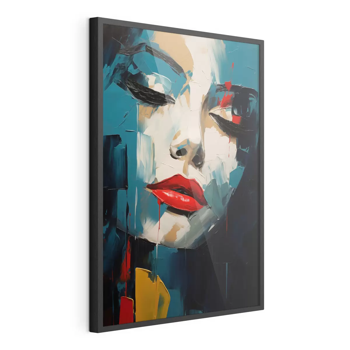 Poster Portrait abstrait f49627