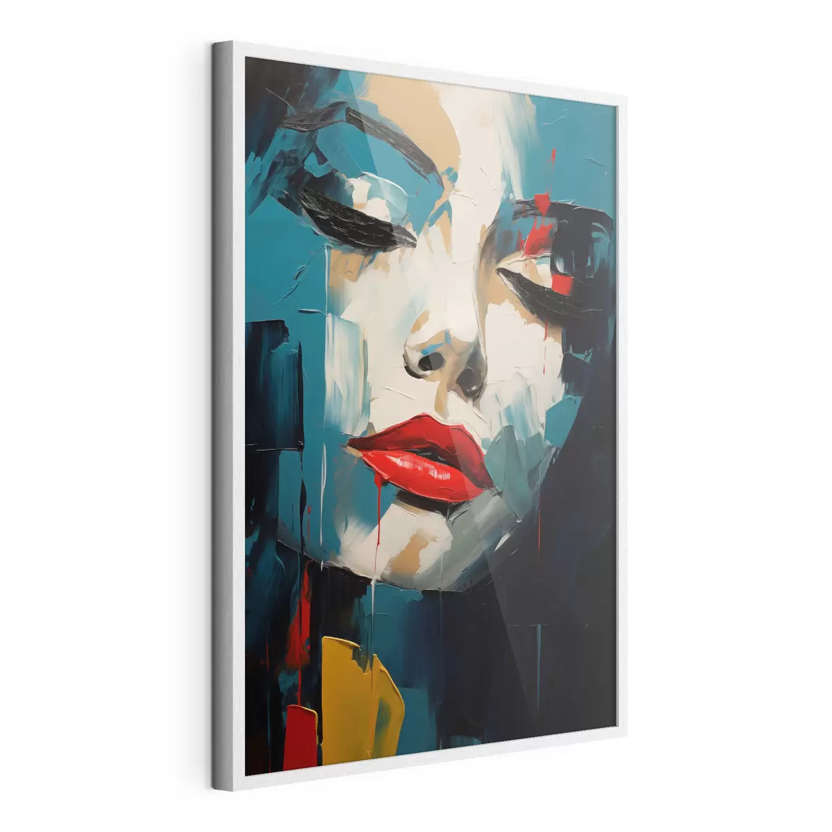 Poster Portrait abstrait f49627