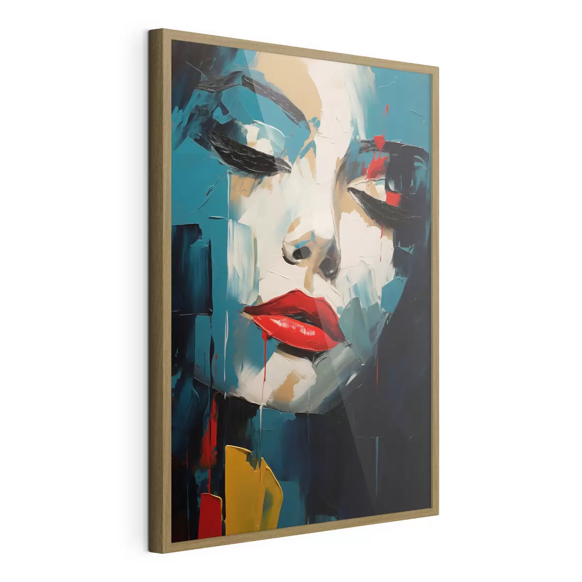 Poster Portrait abstrait f49627