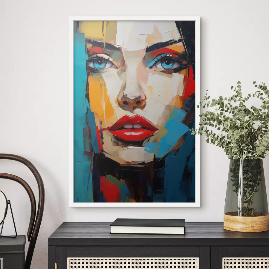 Papier peint Portrait abstrait f49628