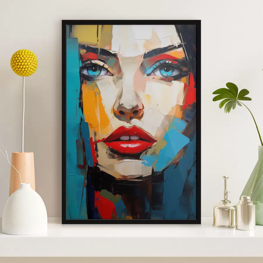 Papier peint Portrait abstrait f49628