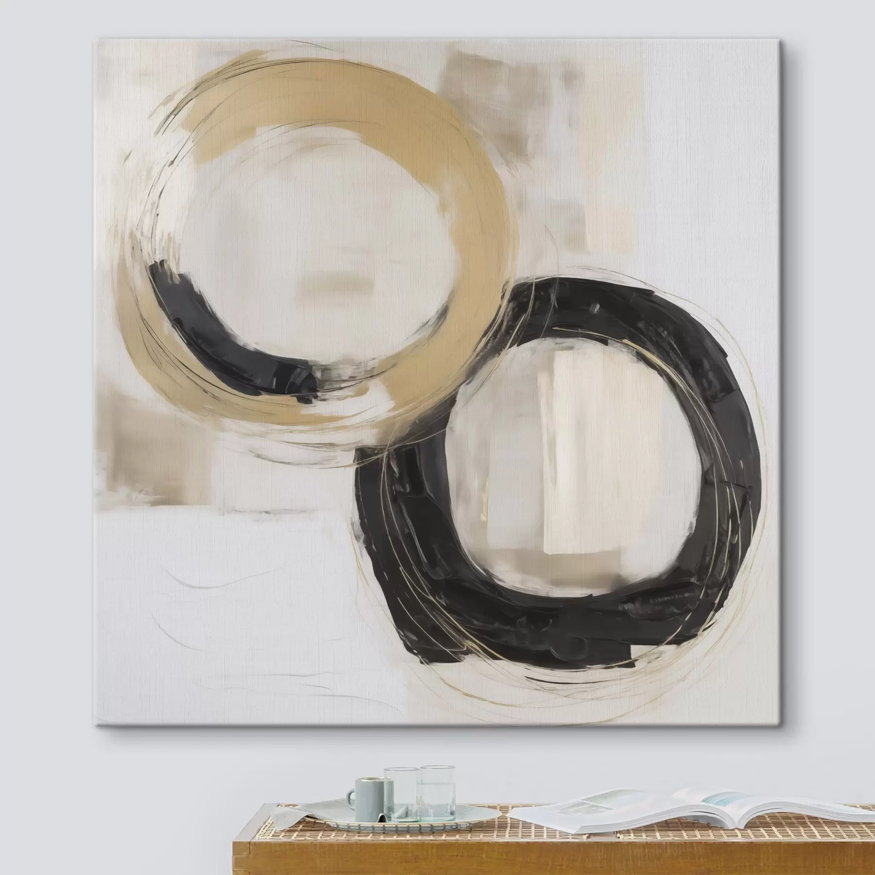 Tableau Imitation de peinture moderne abstraite s49605