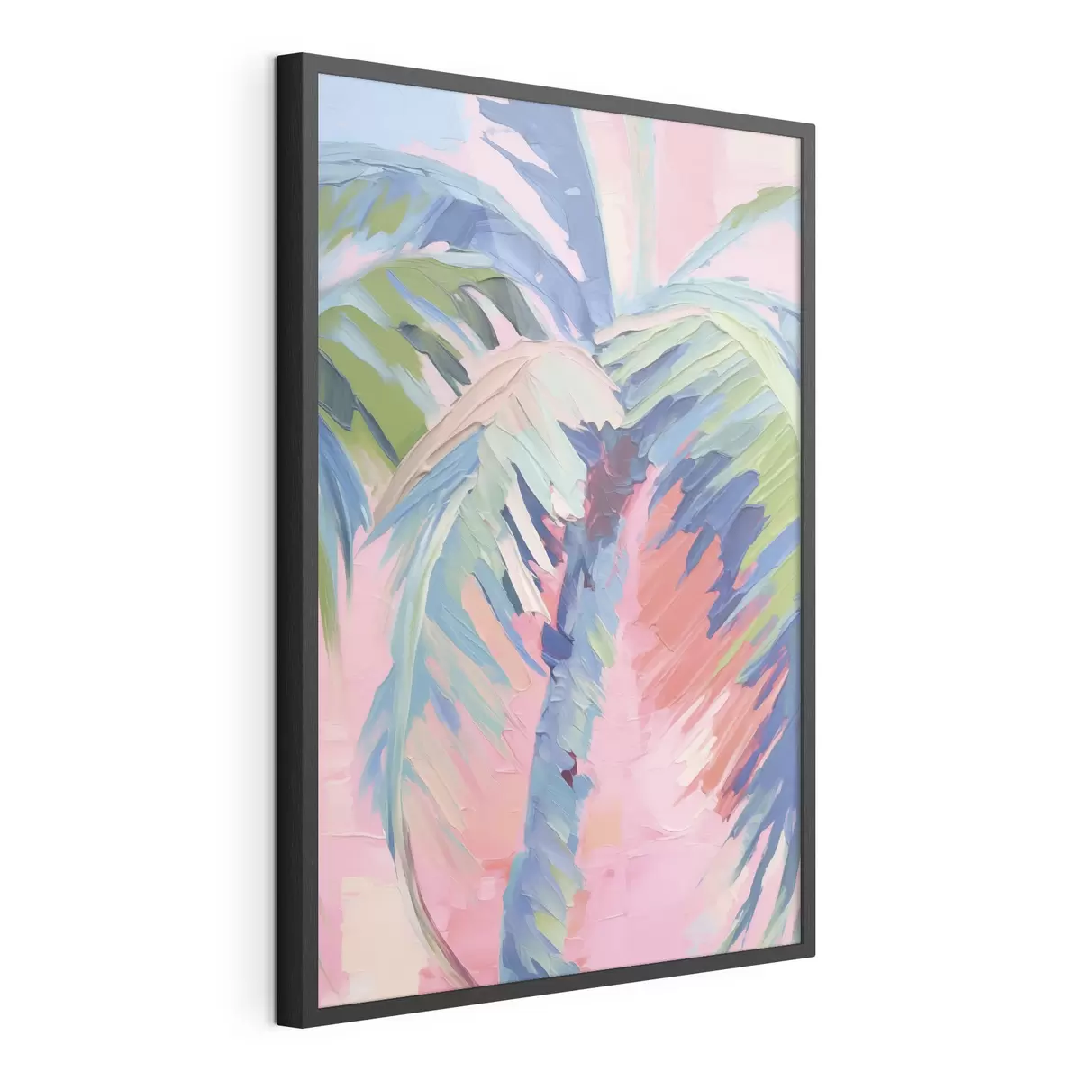 Poster Peinture imitation palmier f49593