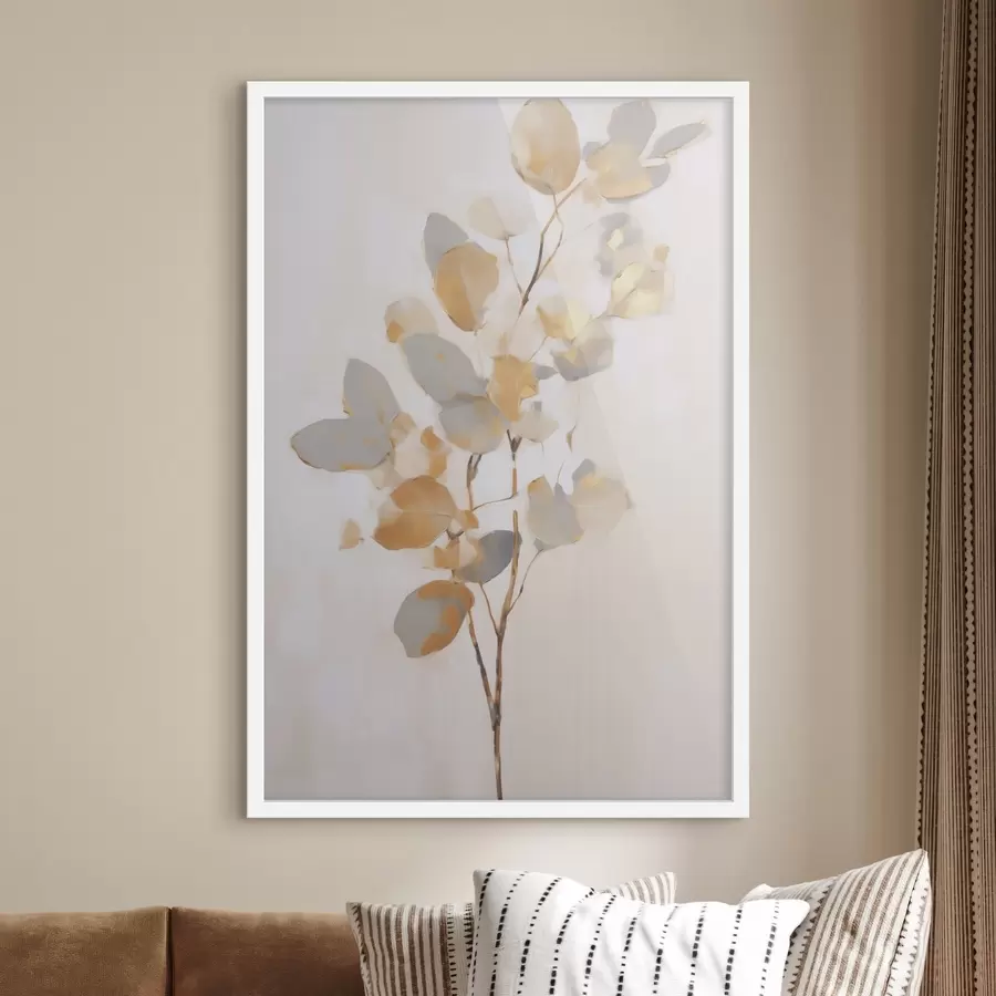 Papier peint Imitation abstraite de branches dans la peinture f49595