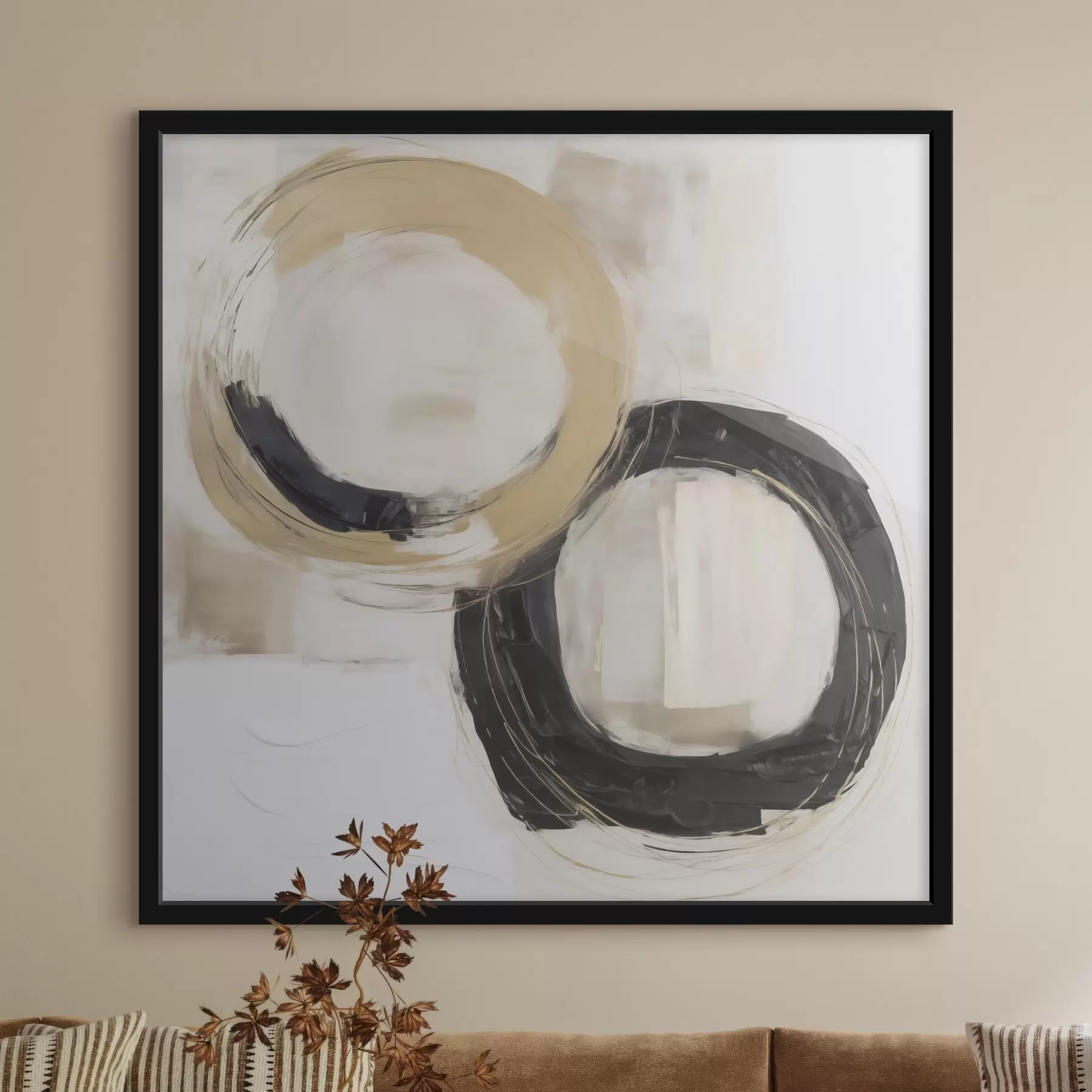 Papier peint Imitation de peinture moderne abstraite f49605