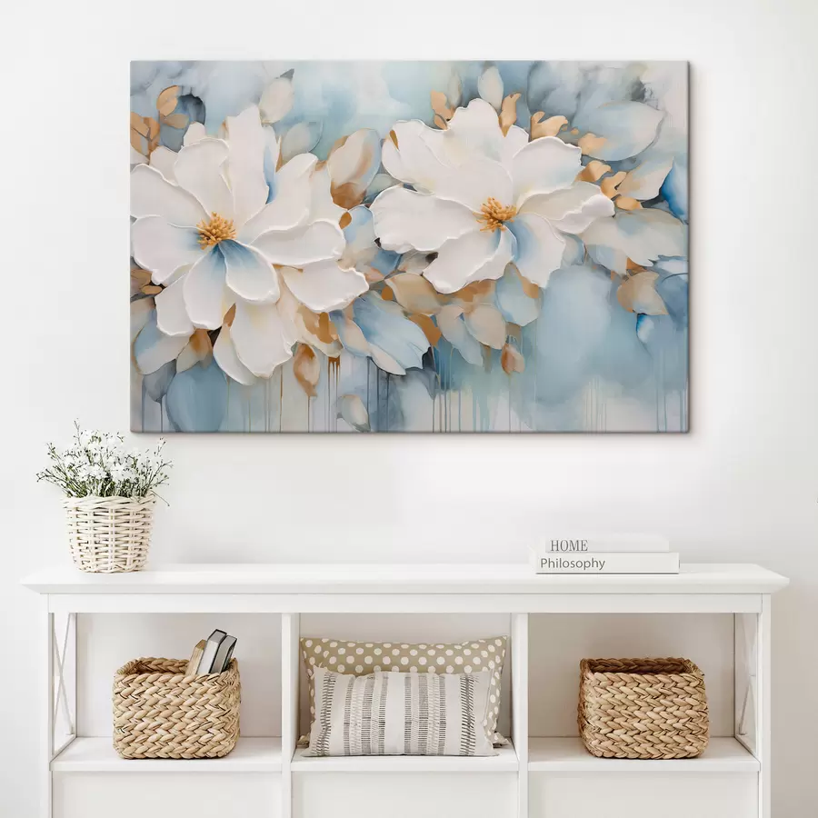 Tableau Fleurs abstraites s49418