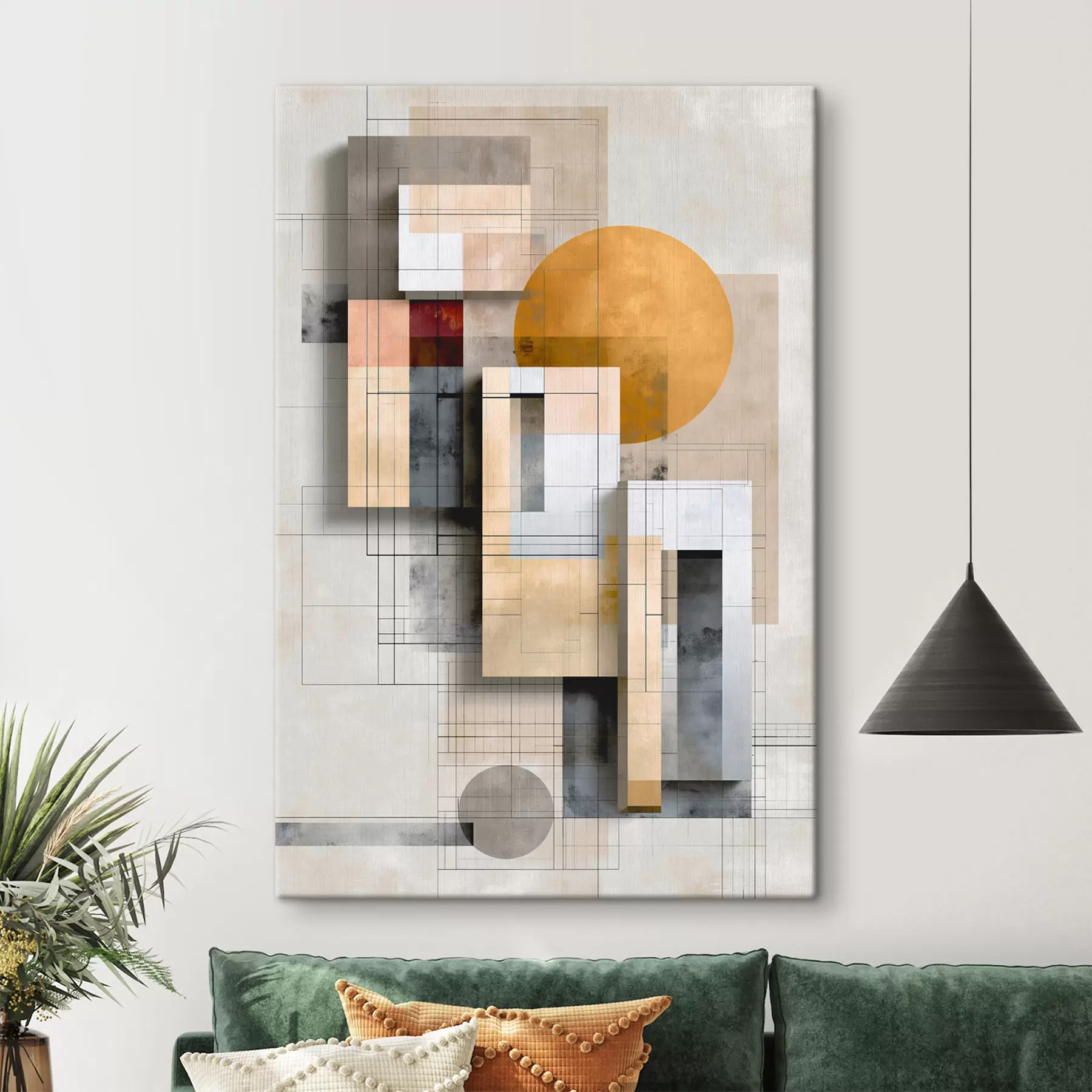 Tableau Abstraction géométrique s49518