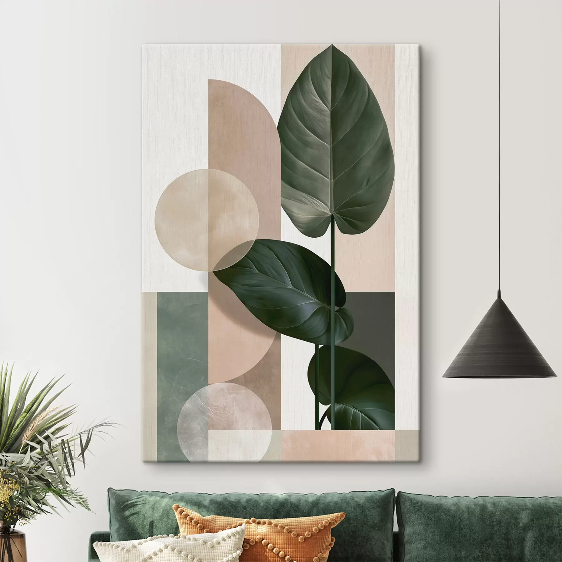 Tableau Abstraction botanique s49525