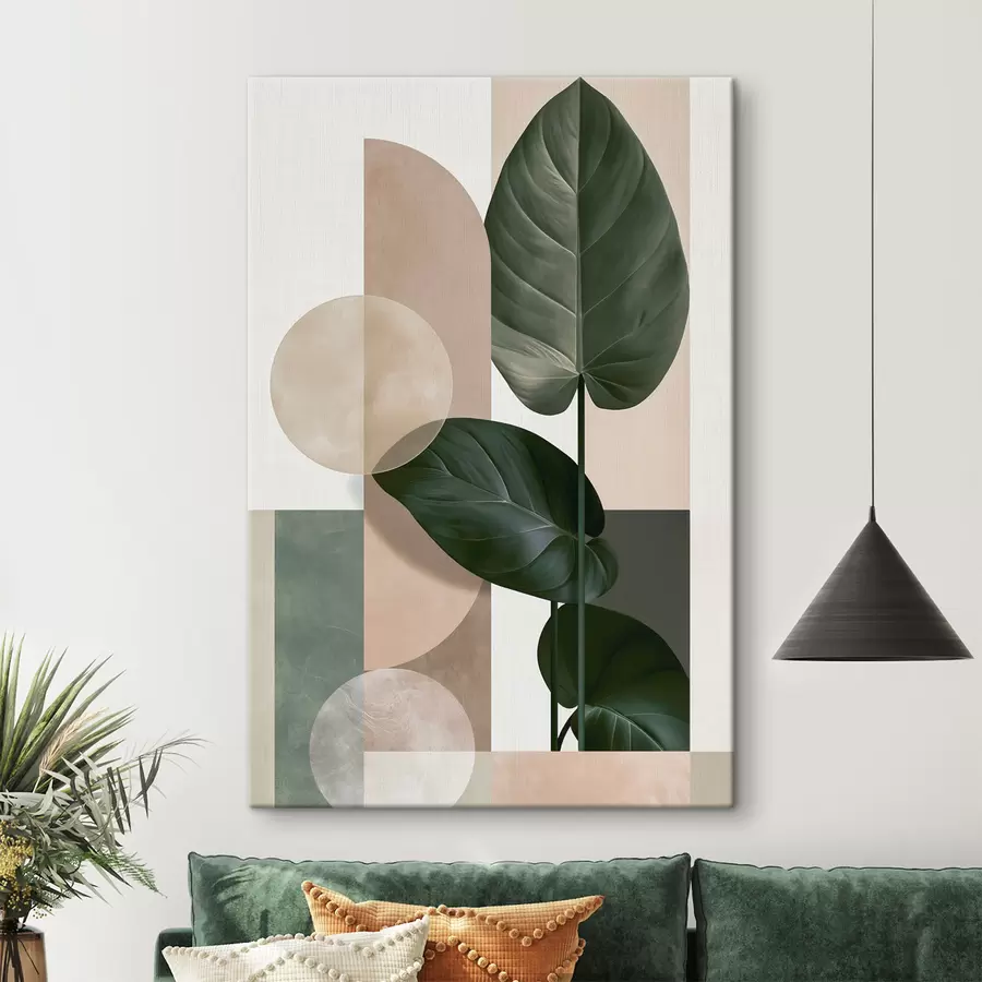 Tableau Abstraction botanique s49525