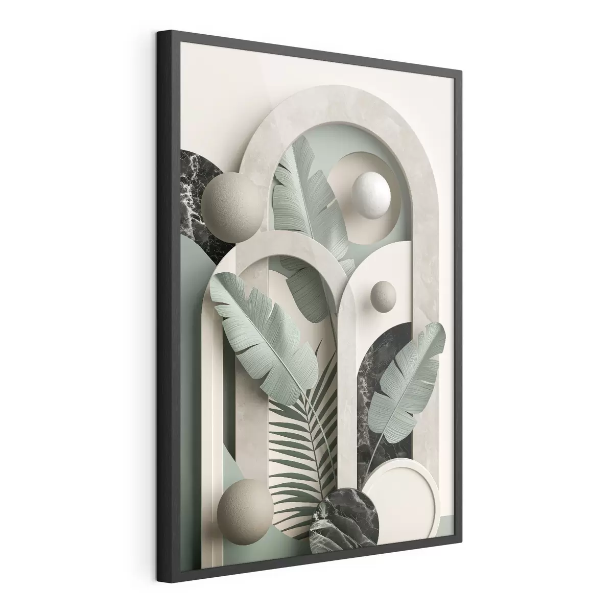 Poster Composition d'arcs botaniques f49515