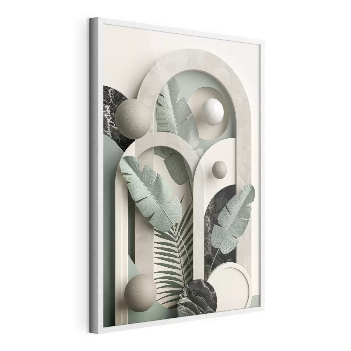 Poster Composition d'arcs botaniques f49515