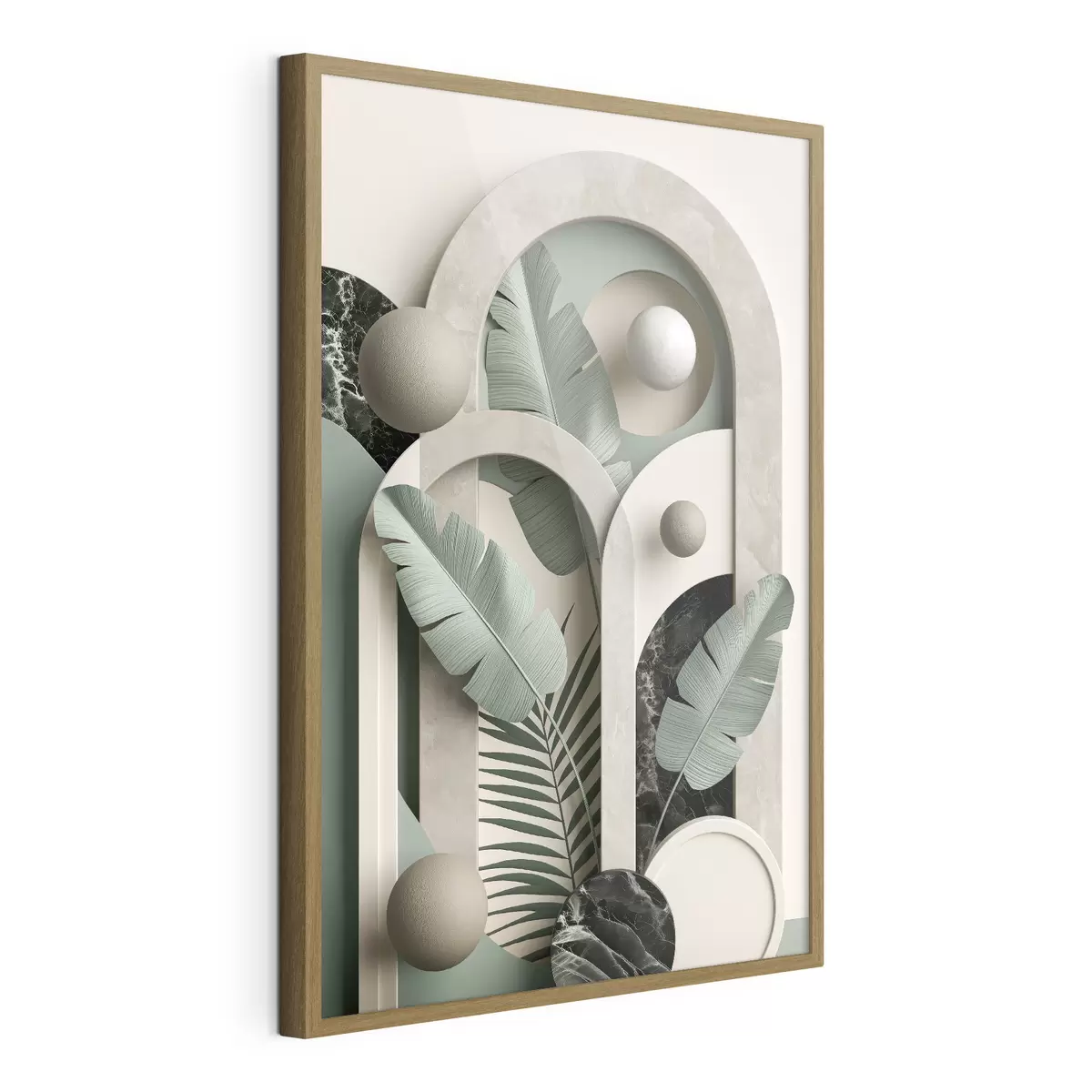 Poster Composition d'arcs botaniques f49515
