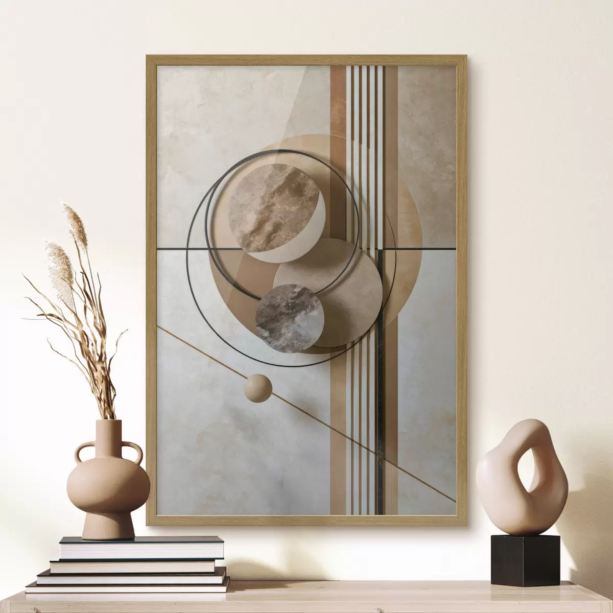 Poster Cercles et mouvement f49517