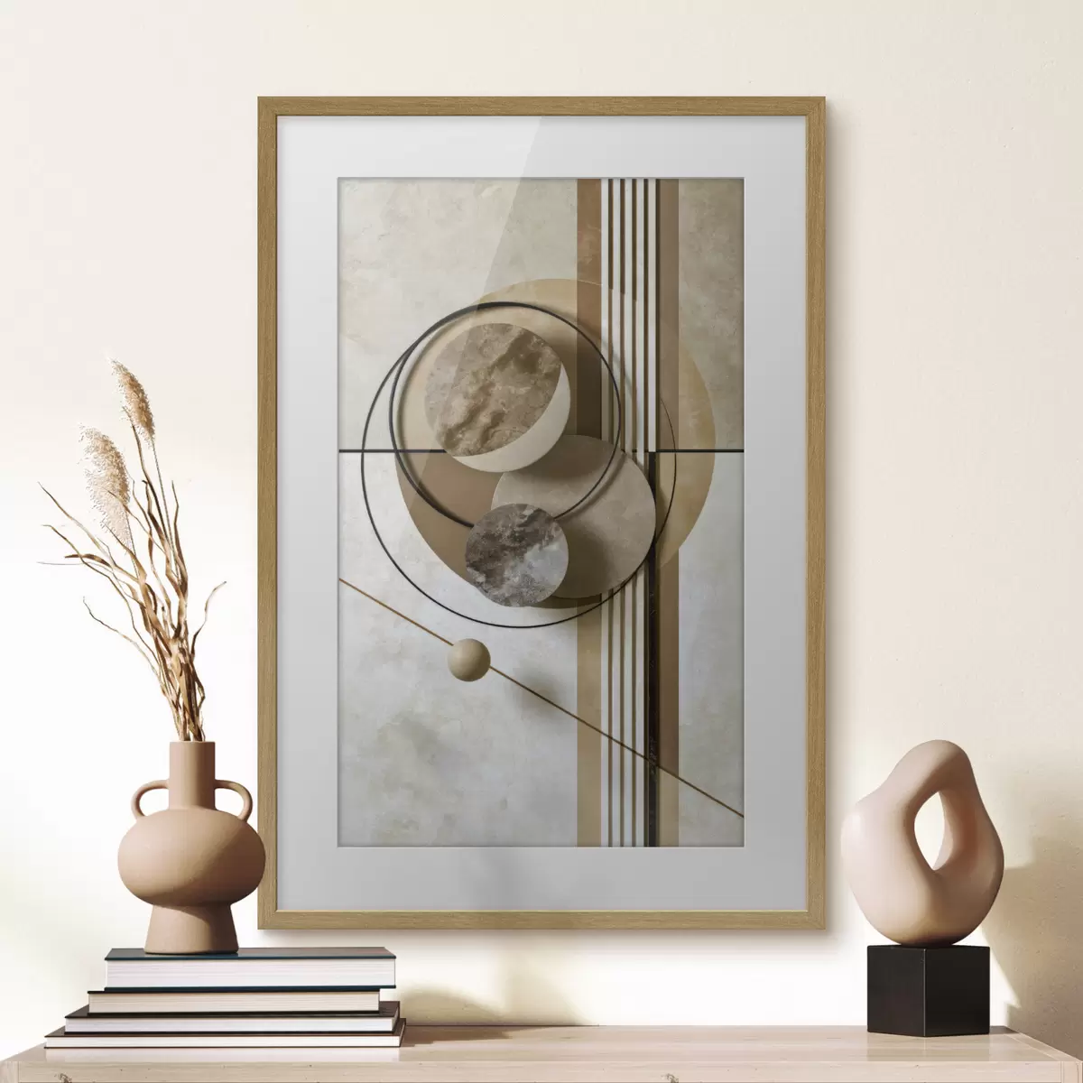 Poster Cercles et mouvement f49517