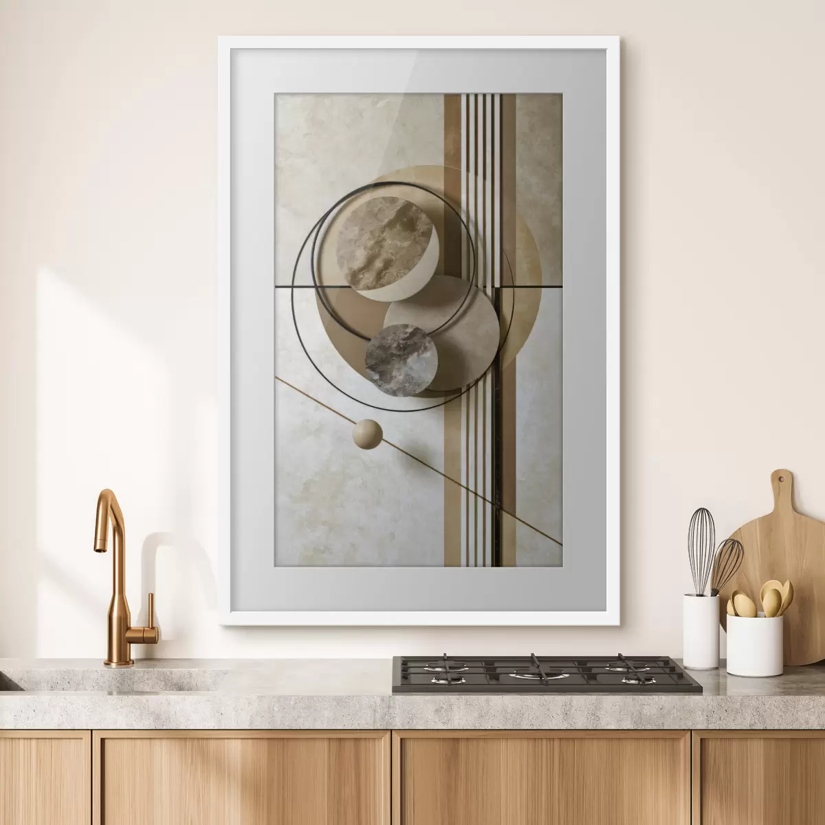 Poster Cercles et mouvement f49517