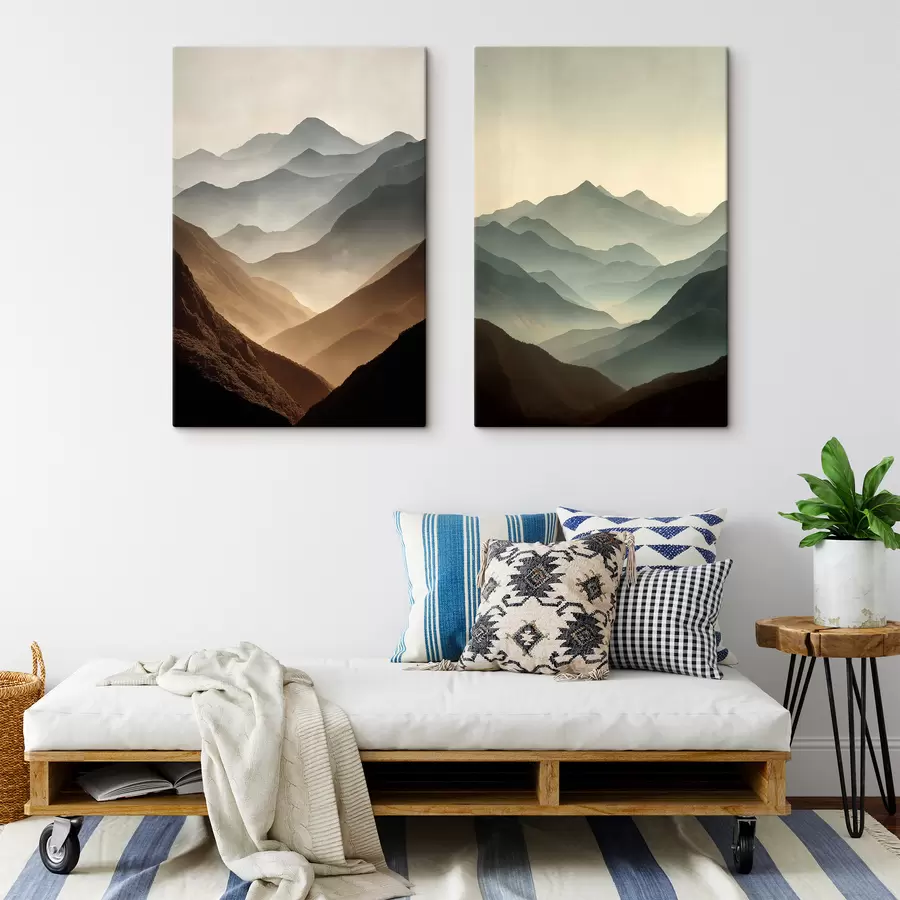 Tableau Composition de montagne m30636