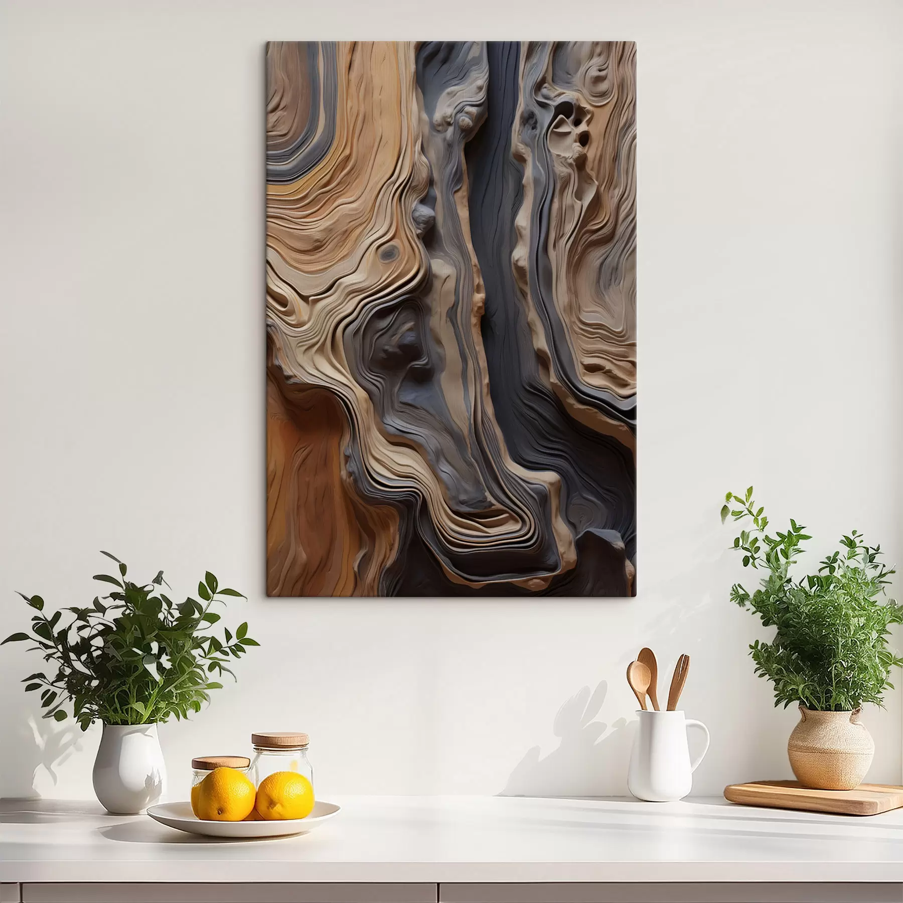 Tableau Imitation de texture de bois s49571