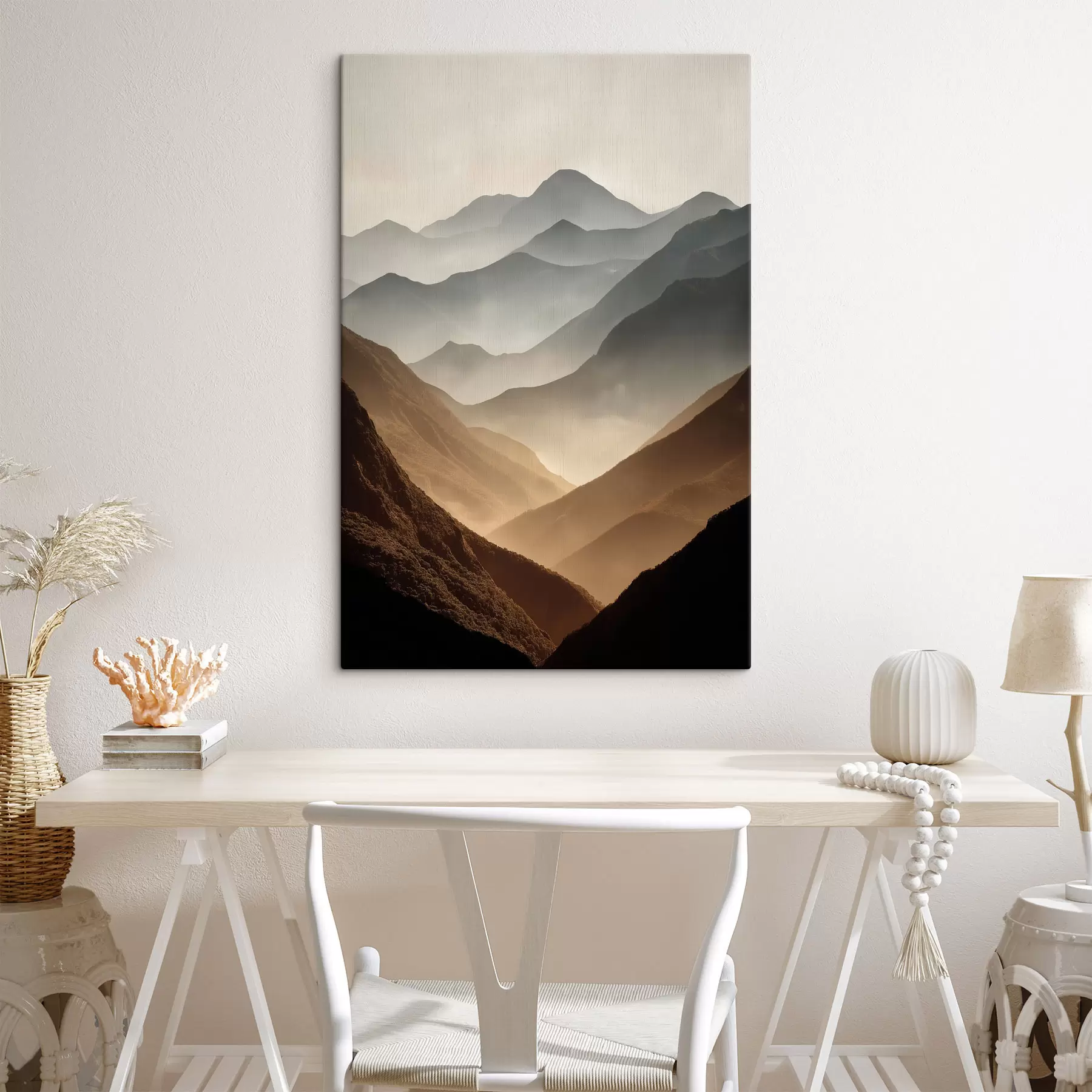 Tableau Montagnes paisibles s49643