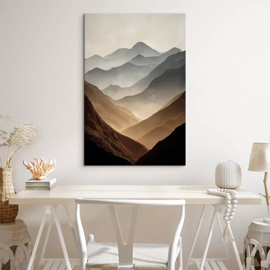 Tableau Montagnes paisibles s49643