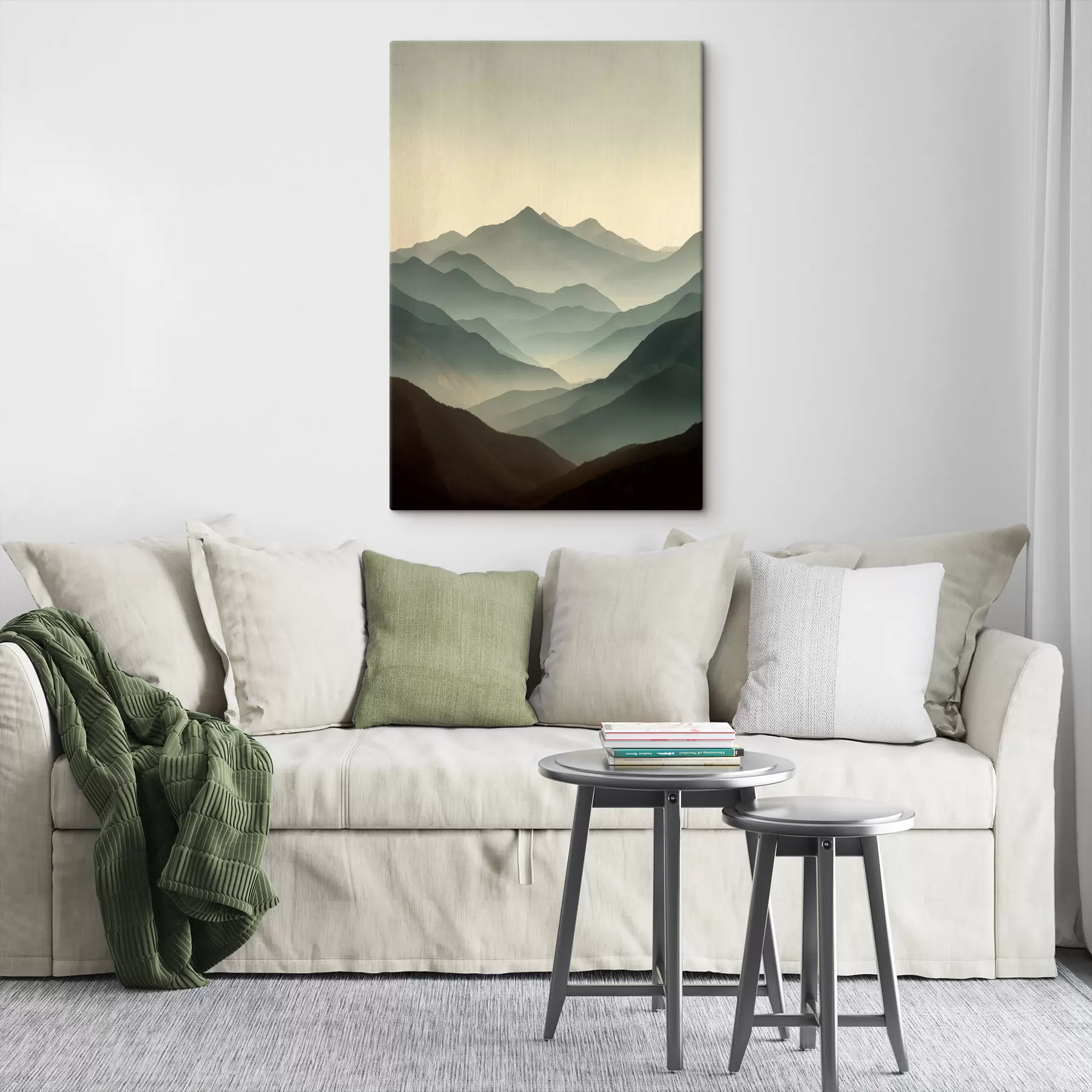 Tableau Les montagnes à l'aube s49644
