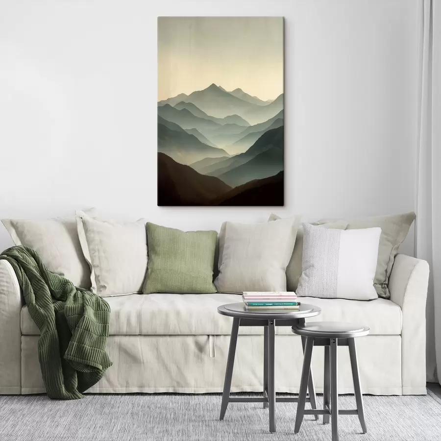 Tableau Les montagnes à l'aube s49644