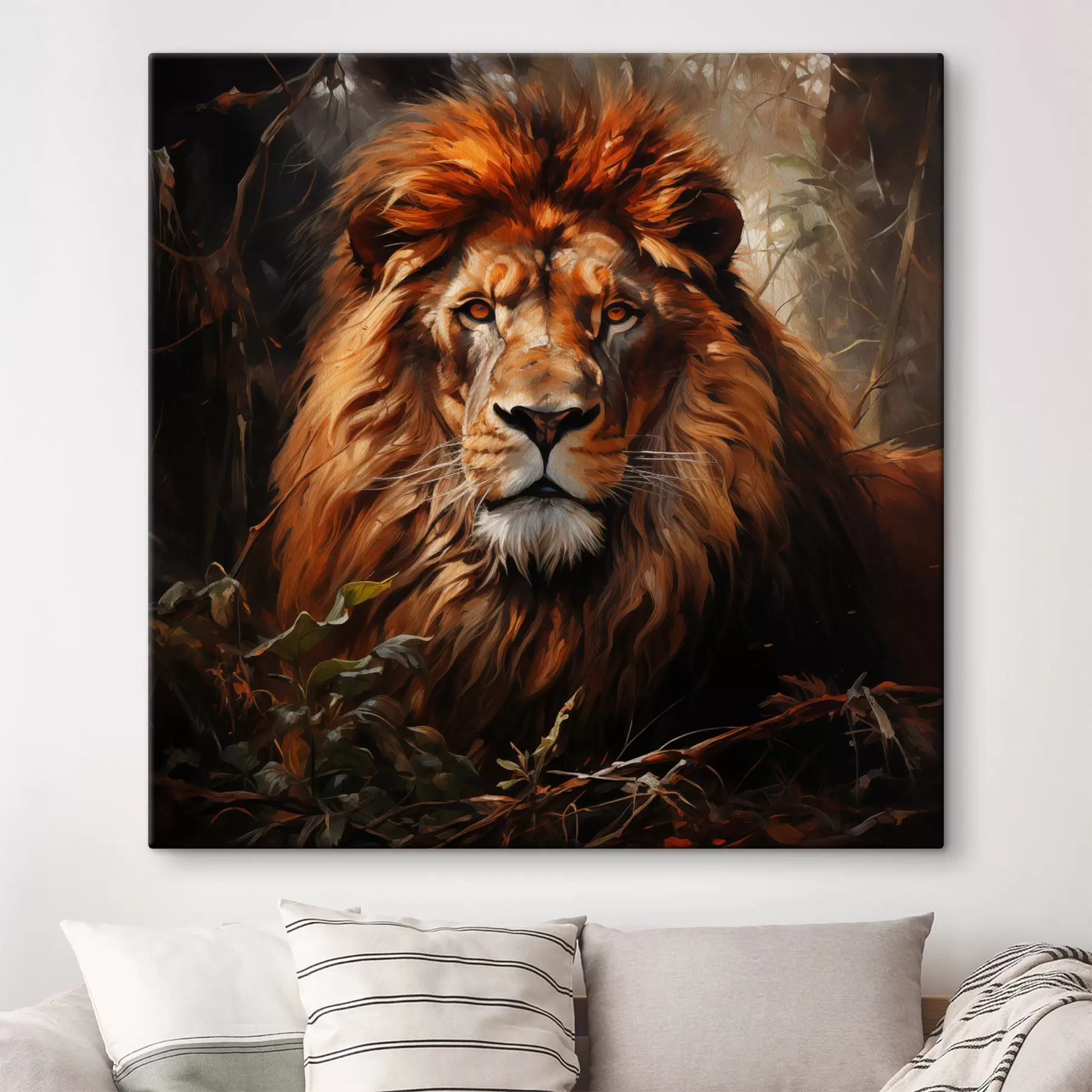 Tableau Lion s49665