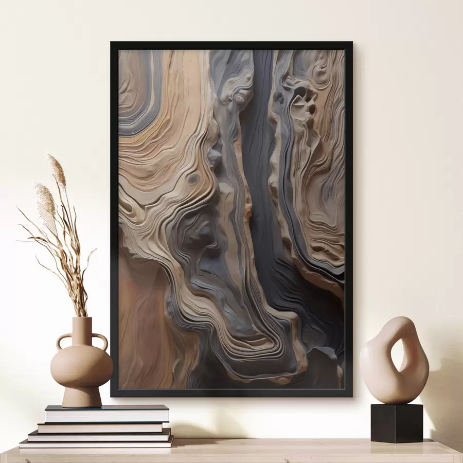 Papier peint Imitation de texture de bois f49571