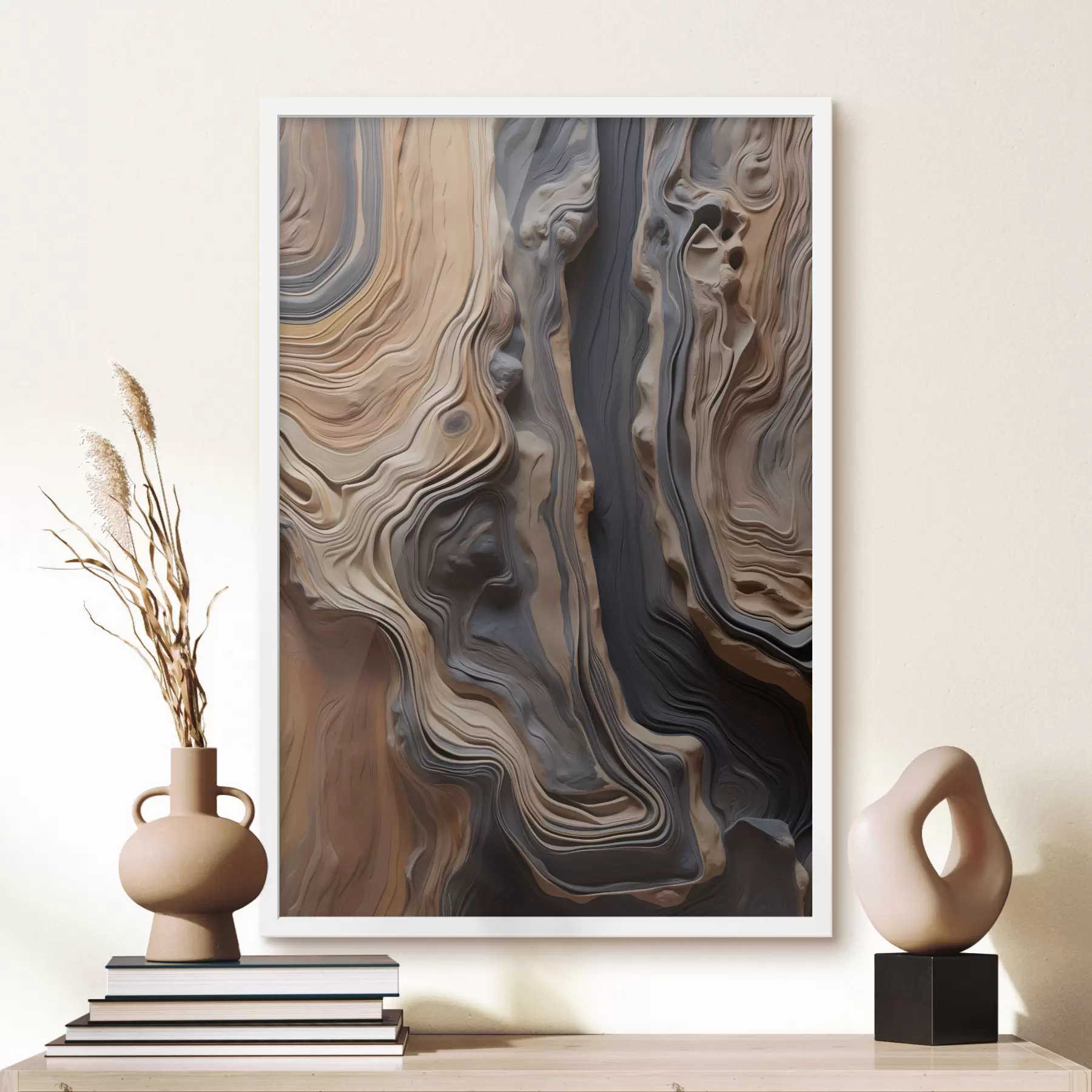 Papier peint Imitation de texture de bois f49571