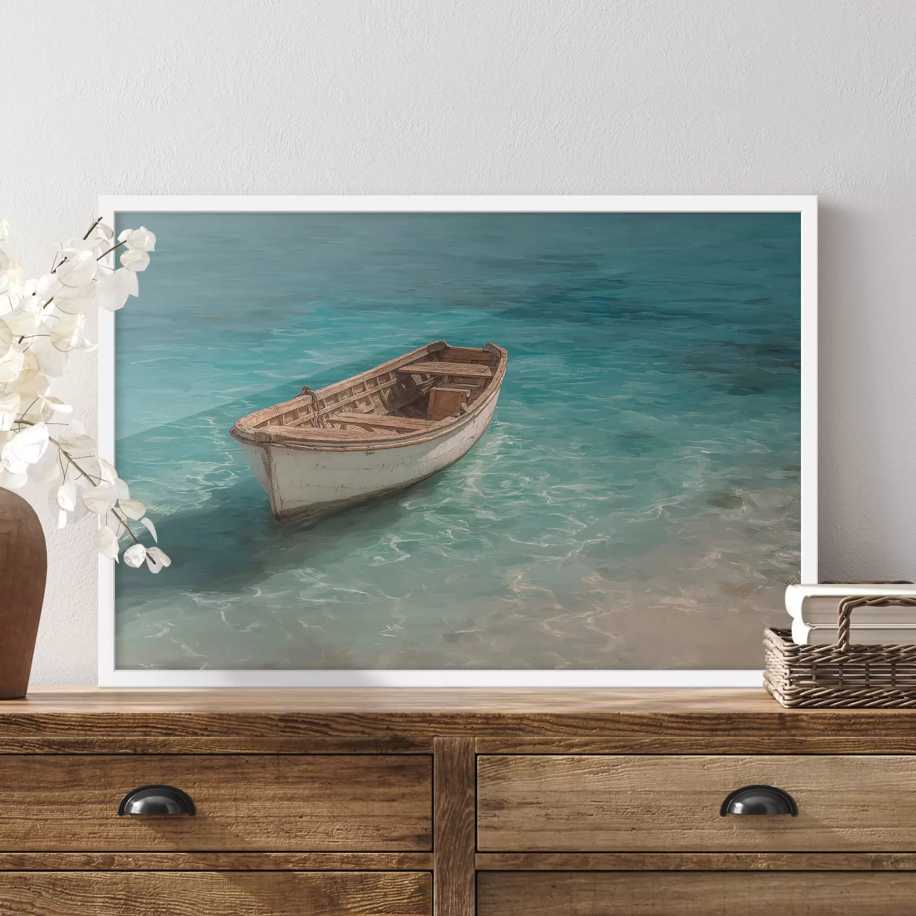 Papier peint Un bateau sur l'eau f49629