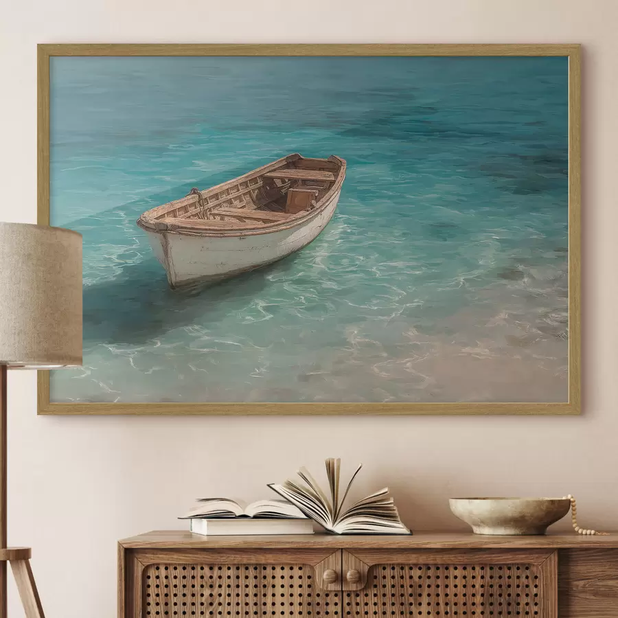 Papier peint Un bateau sur l'eau f49629