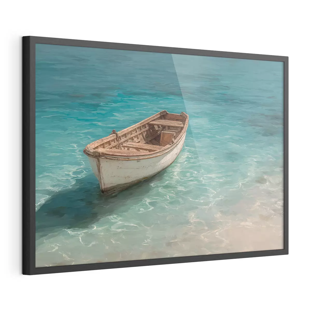 Poster Un bateau sur l'eau f49629
