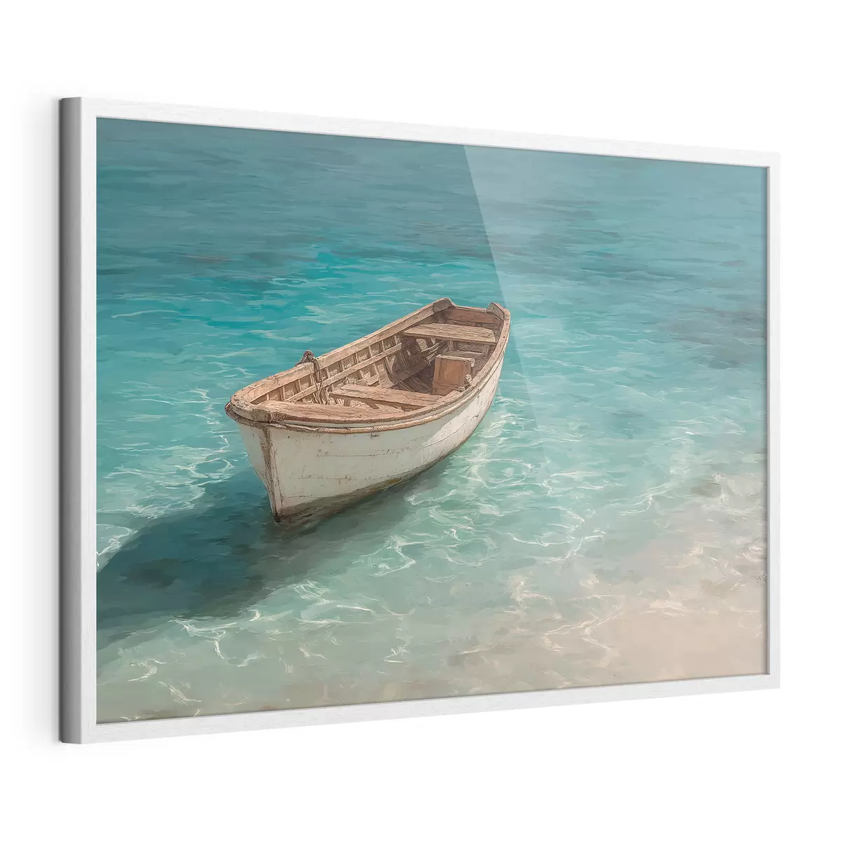 Poster Un bateau sur l'eau f49629