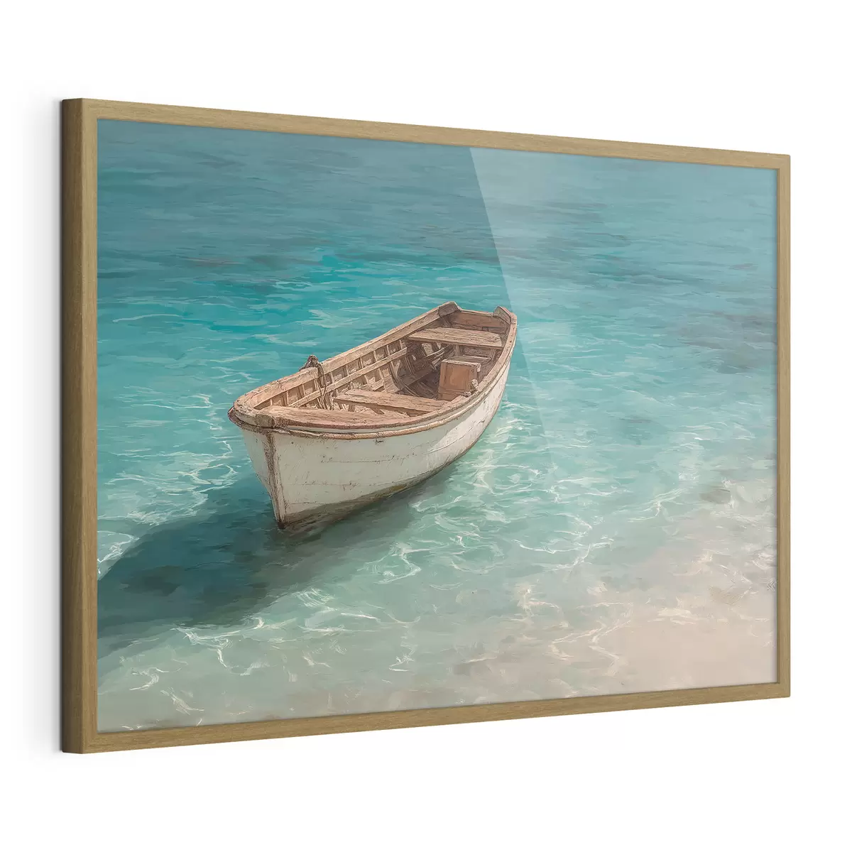 Poster Un bateau sur l'eau f49629