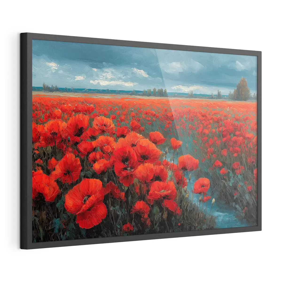 Poster Champ de coquelicots f49631
