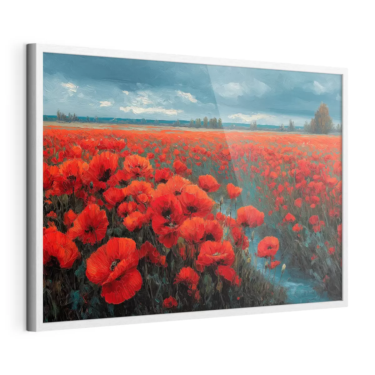 Poster Champ de coquelicots f49631