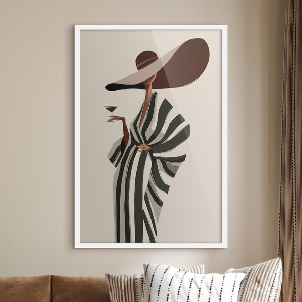 Fille au chapeau