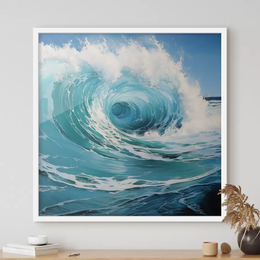Papier peint Les vagues de l'océan f49637