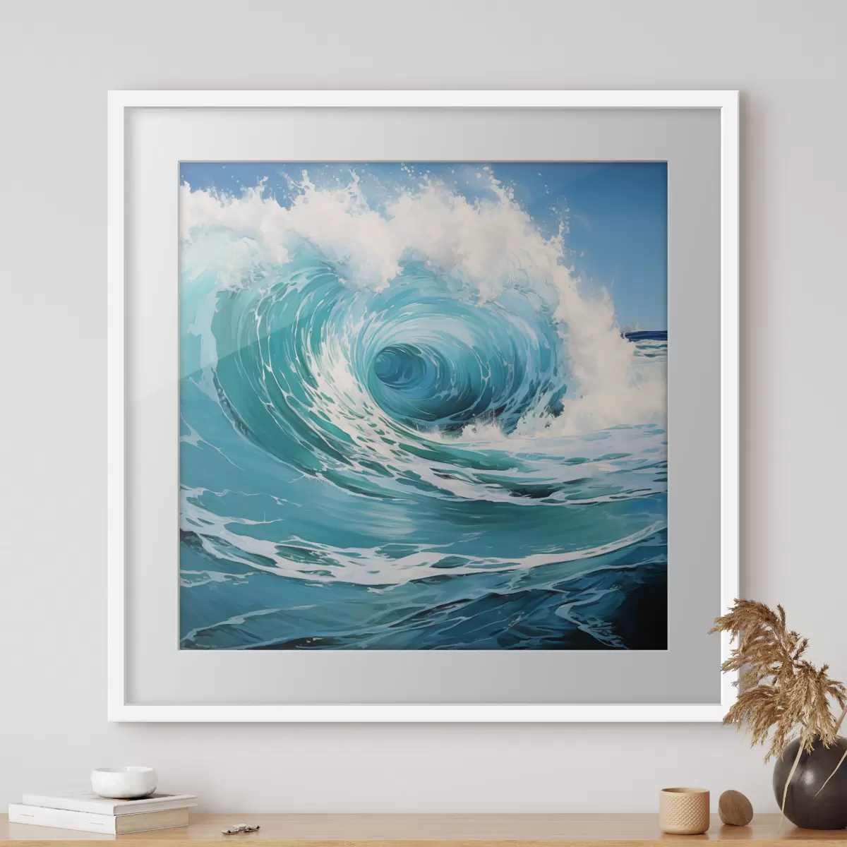 Poster Les vagues de l'océan f49637